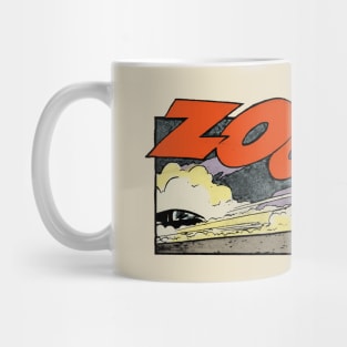 zoooom car comic panel Mug
